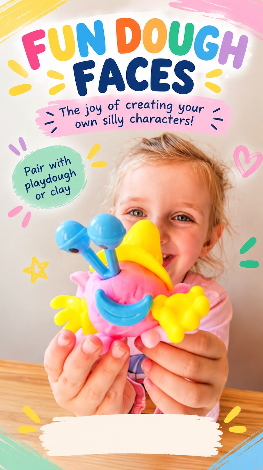 Castle & Kite Fun Dough Faces