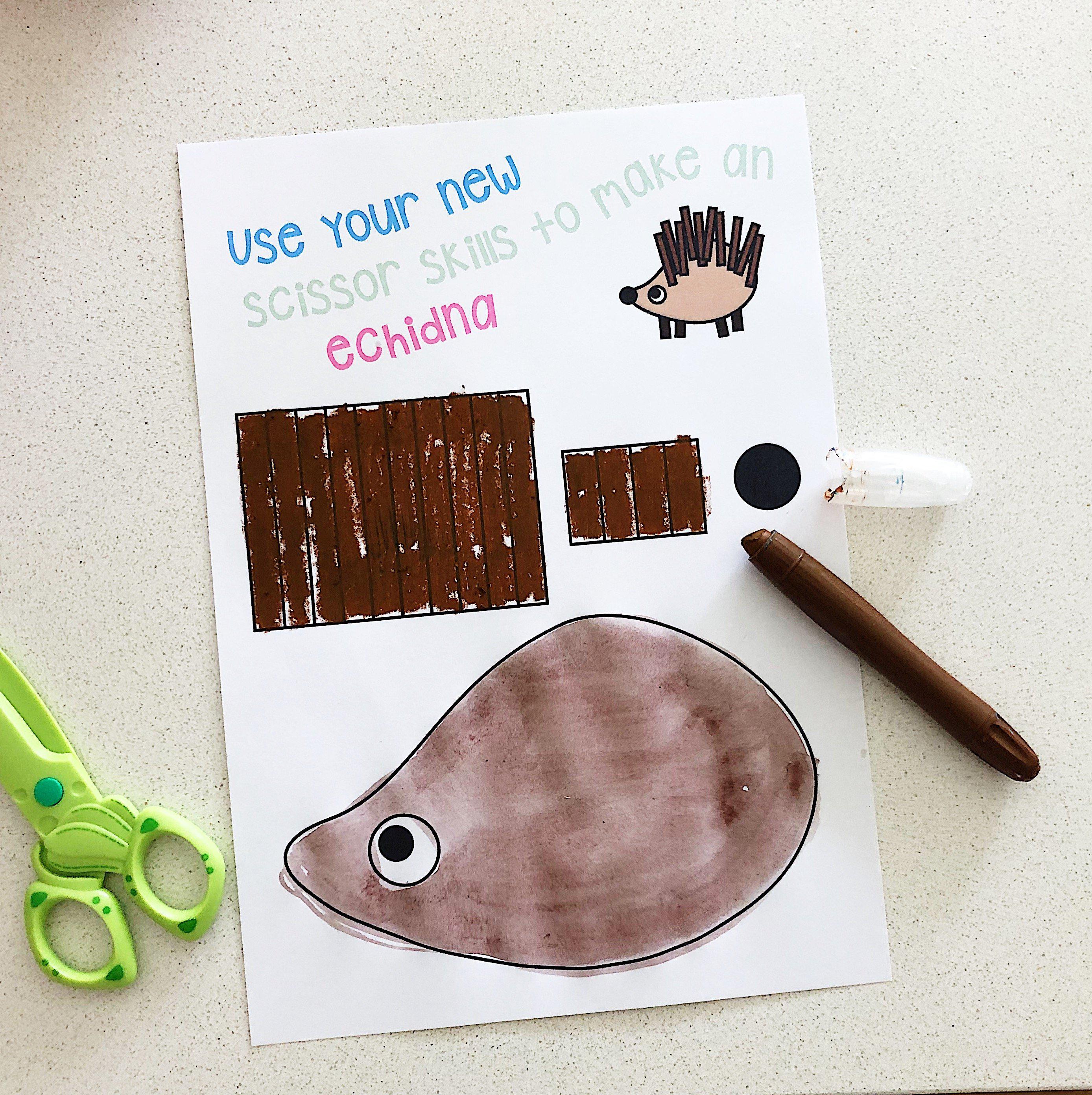 Scissor Skills Activity Workbook