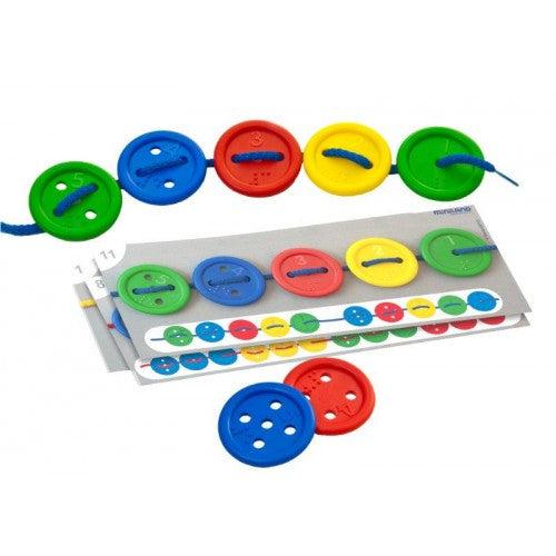 Miniland Aptitude Activity Buttons, 57 pcs