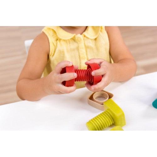 Miniland Aptitude Eco Activity Nuts and Bolts, 28 pcs