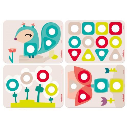 Miniland Aptitude Eco Activity Nuts and Bolts, 28 pcs