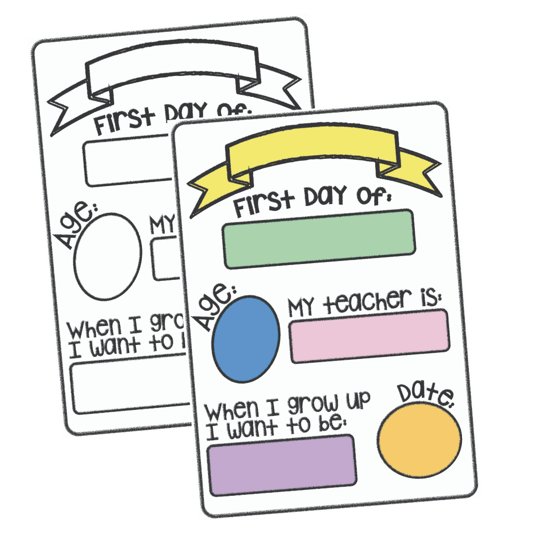 First Day Sign