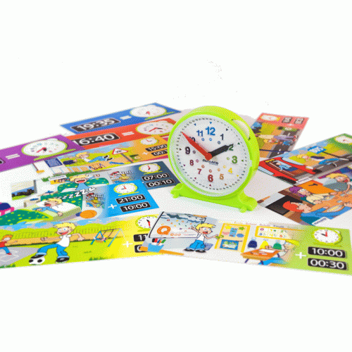 Miniland Aptitude Activity Clock, 13 pcs