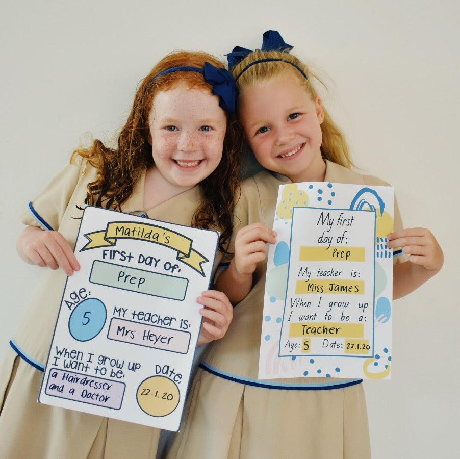 First Day Sign