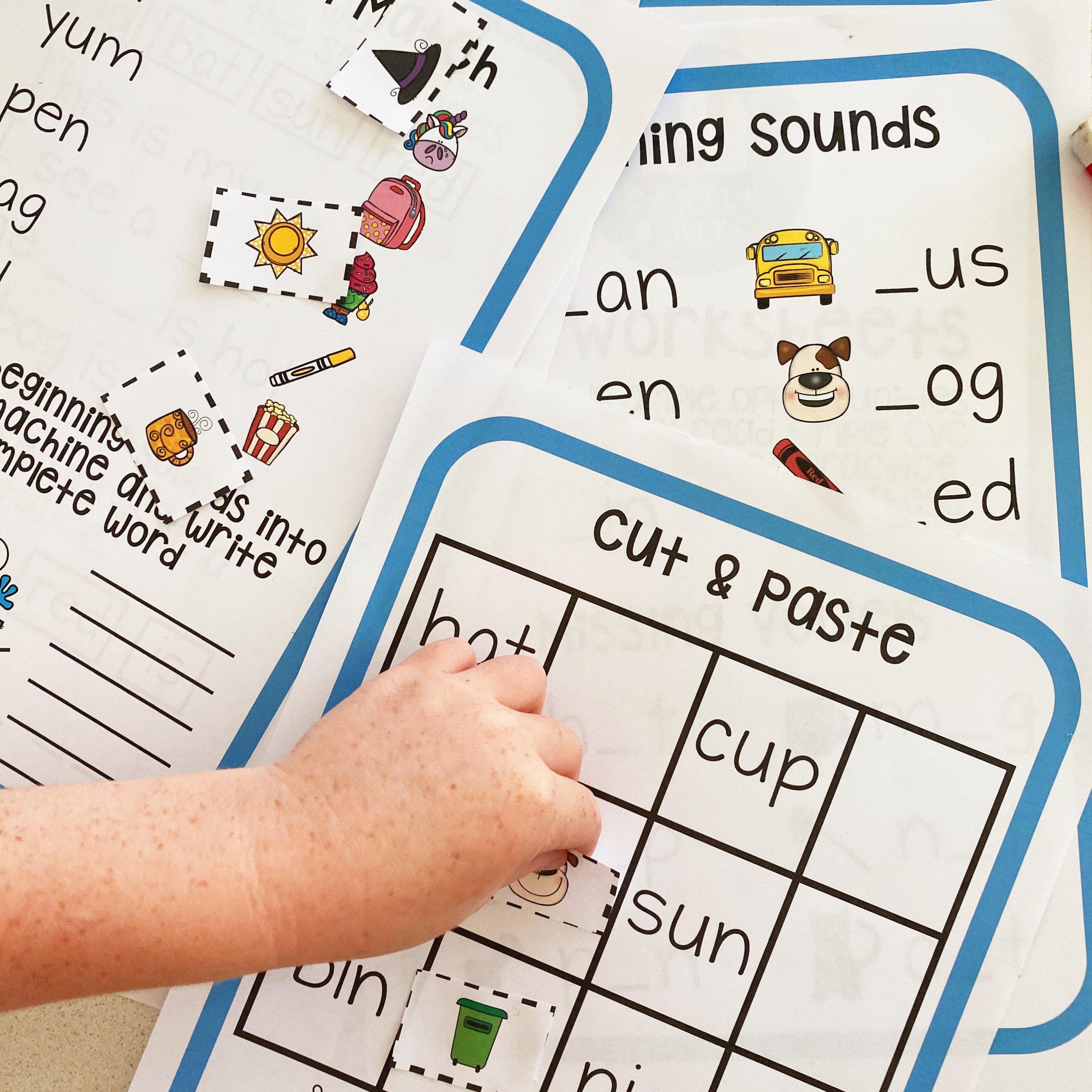 CVC Worksheets