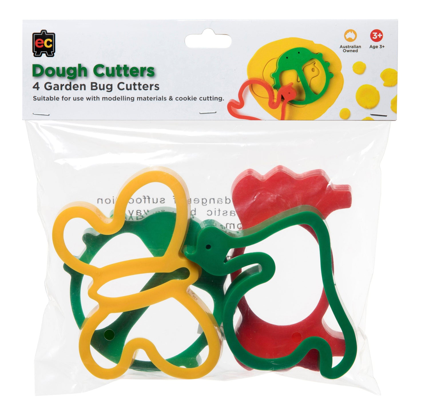 Giant Bug Dough Cutter Set of 4