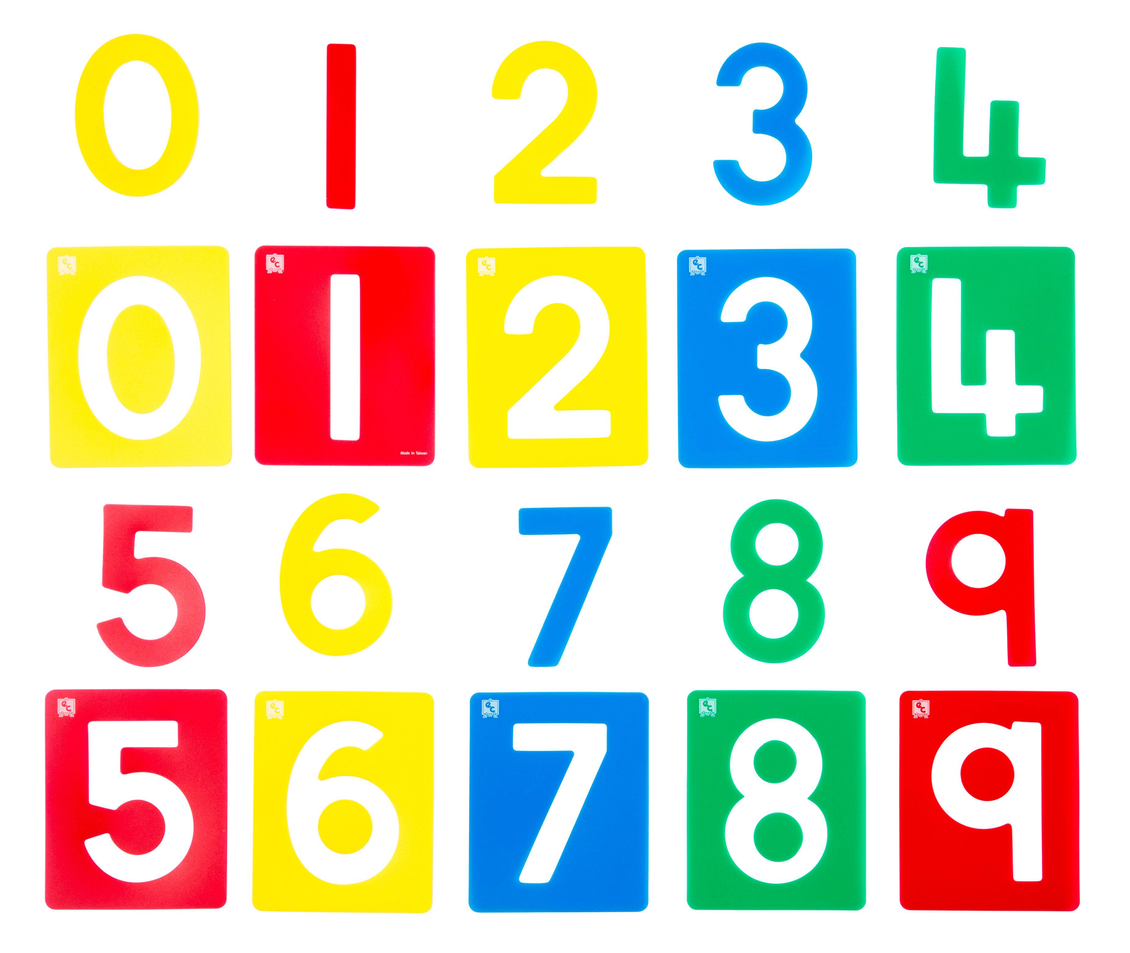 Number stencils