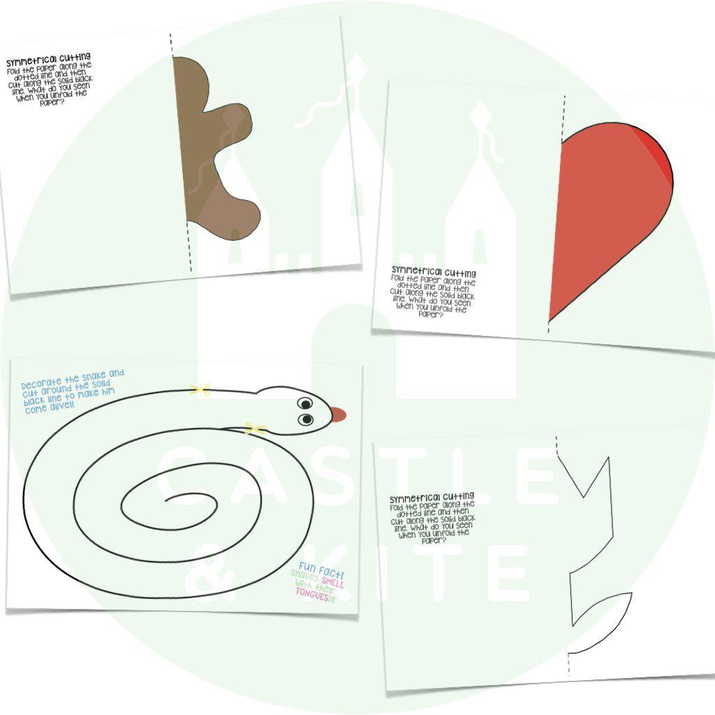 Scissor Skills Activity Workbook