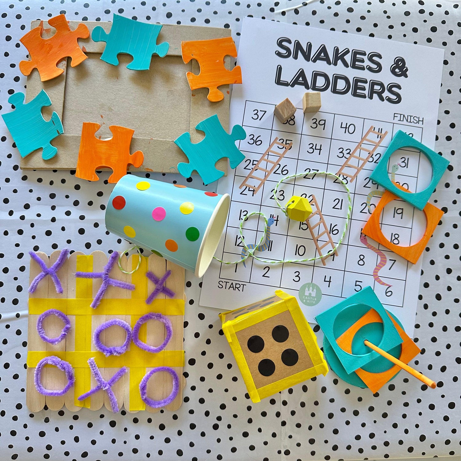 Puzzles & Games Craft Box