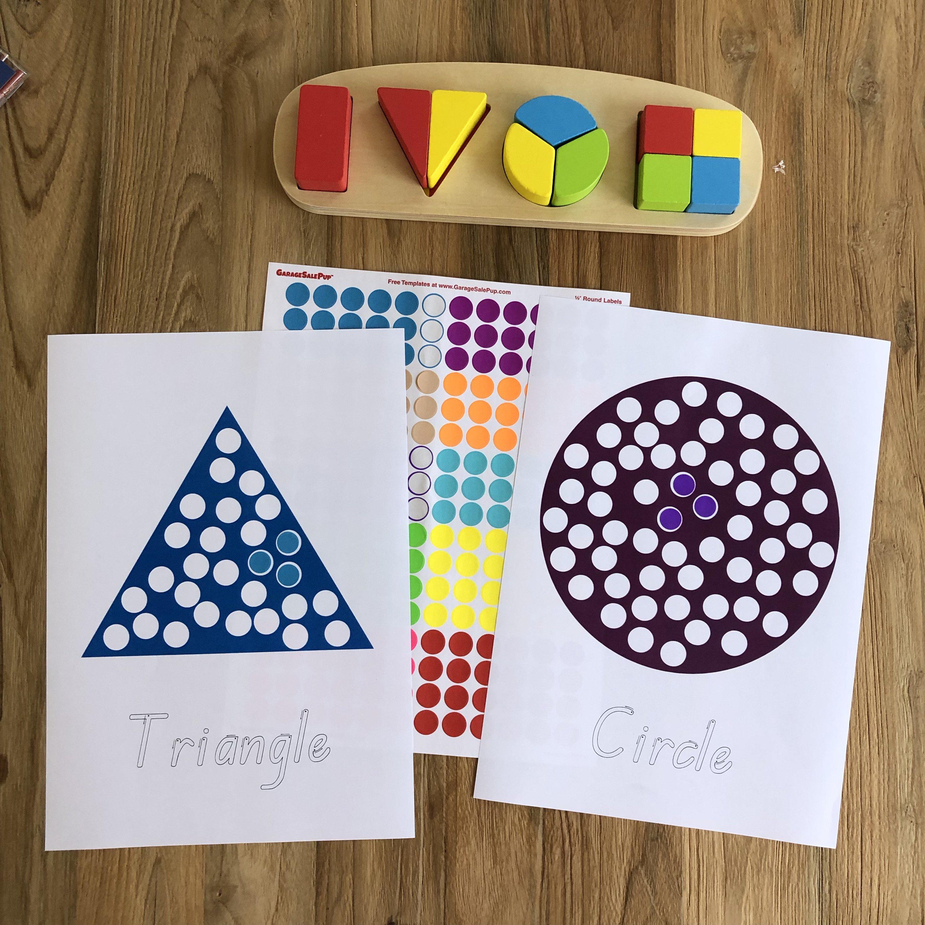 Shapes - Dot Marker Printables