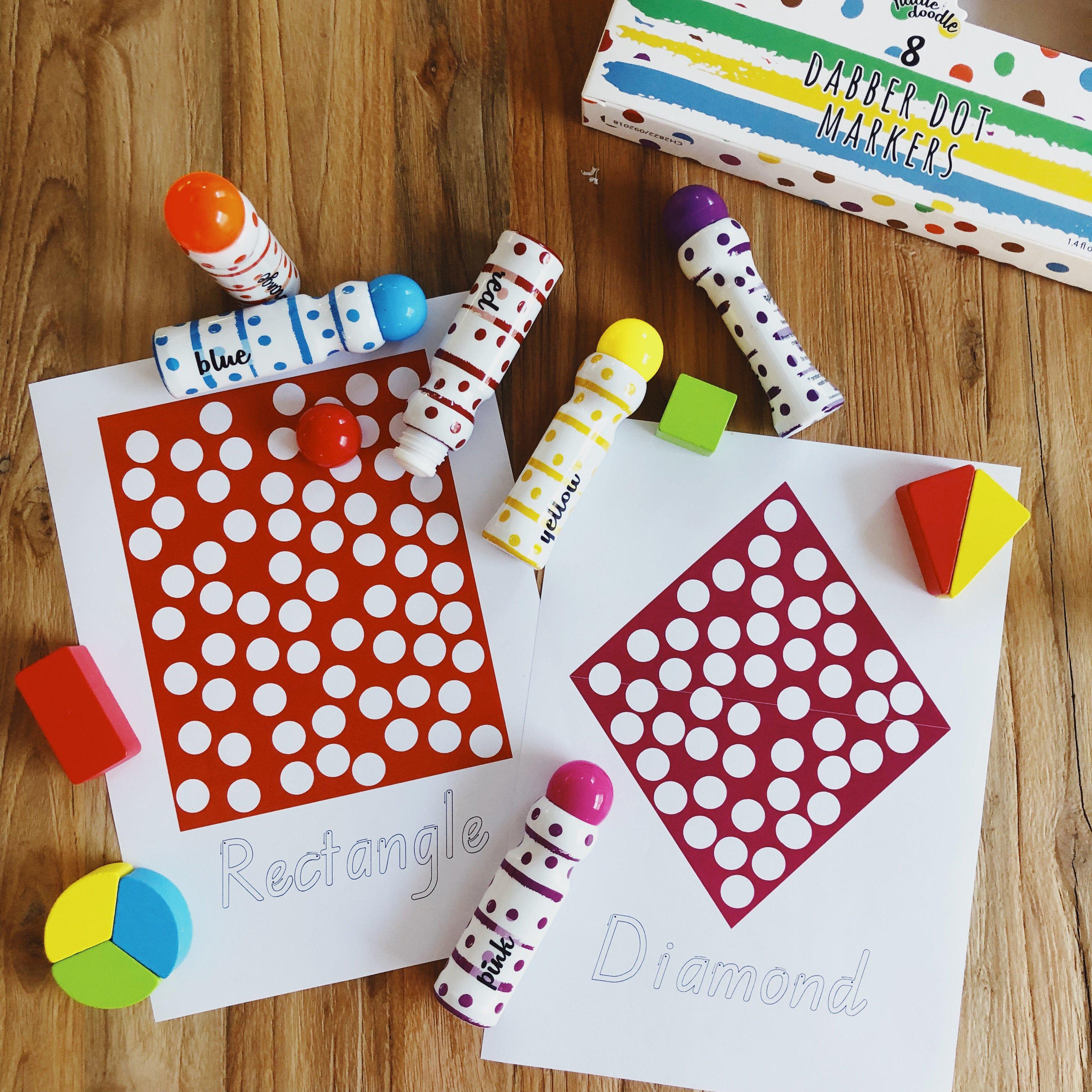Shapes - Dot Marker Printables