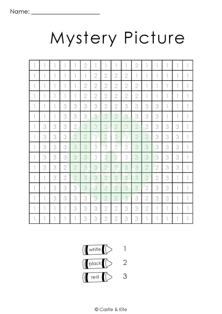 Mystery Pixel Pictures Teaching Resource