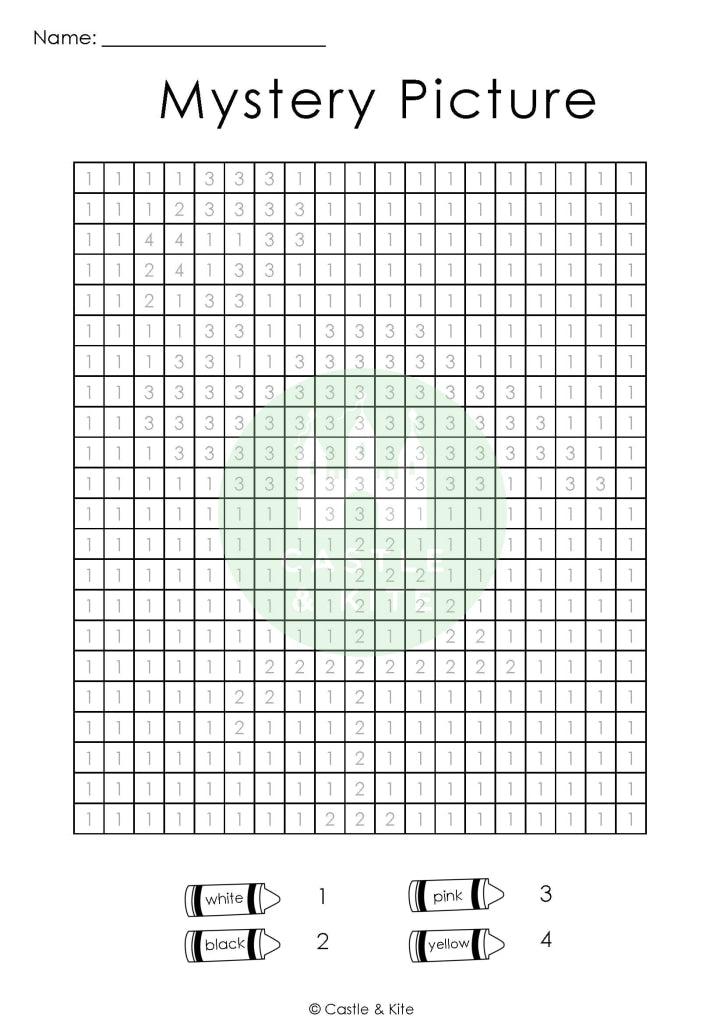 Mystery Pixel Pictures Teaching Resource