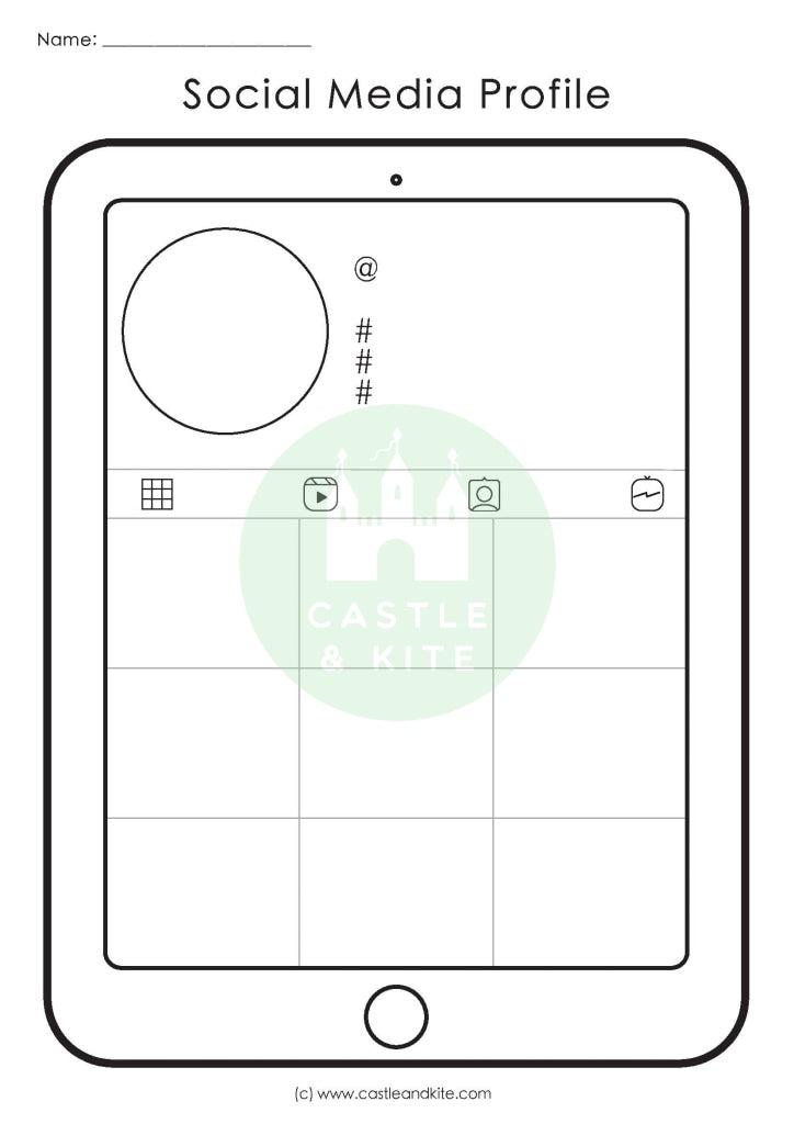 Social Media Profile Teaching Resource