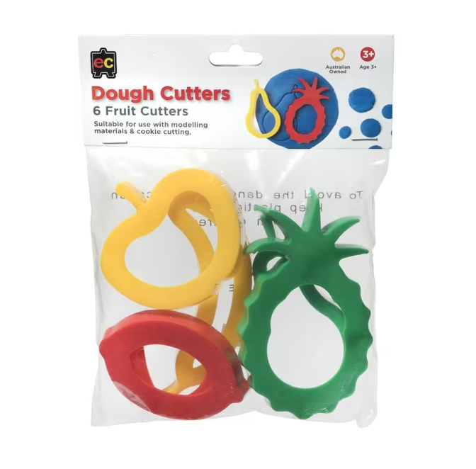 Fruit Dough Cutters Set of 6