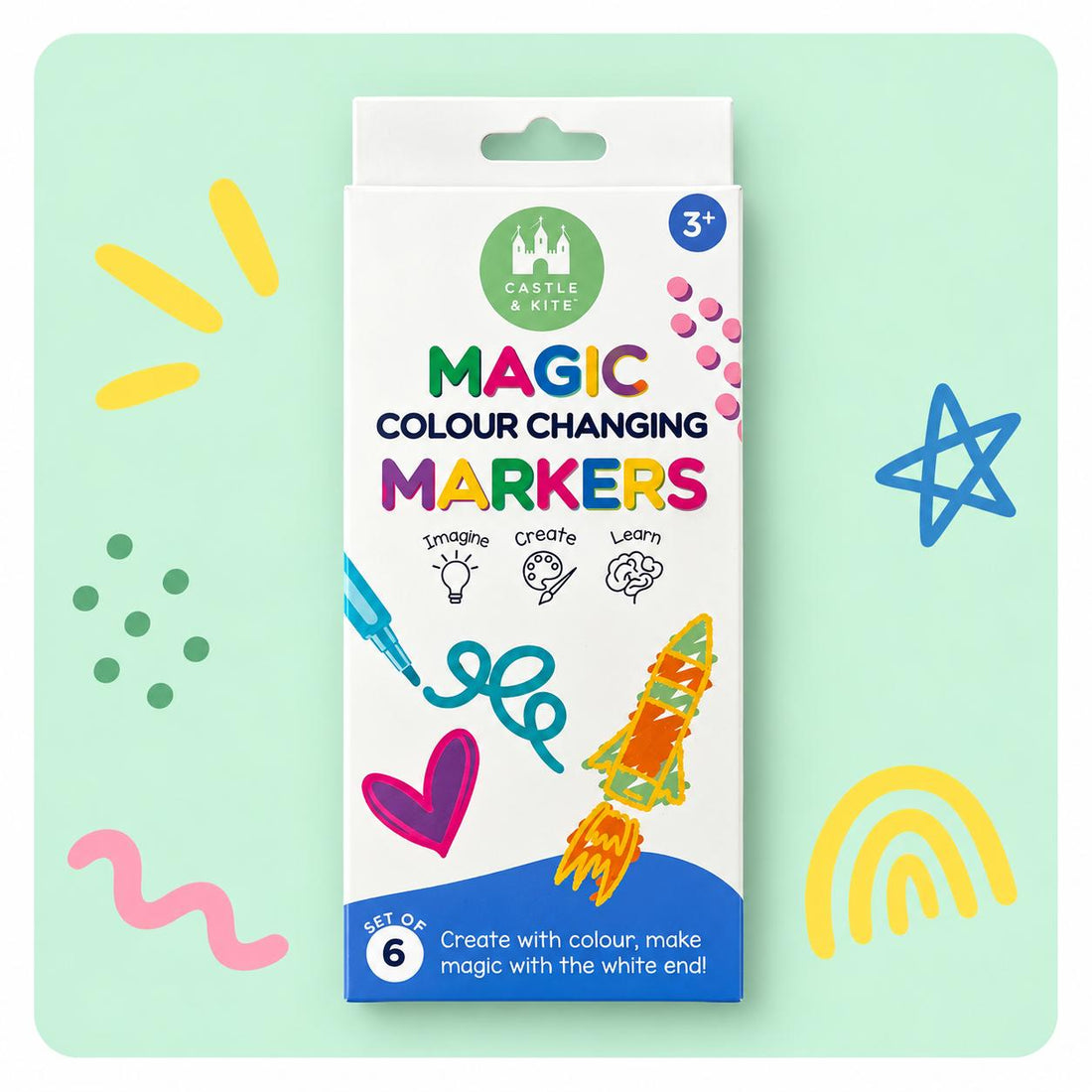 Castle & Kite Colour Changing Markers