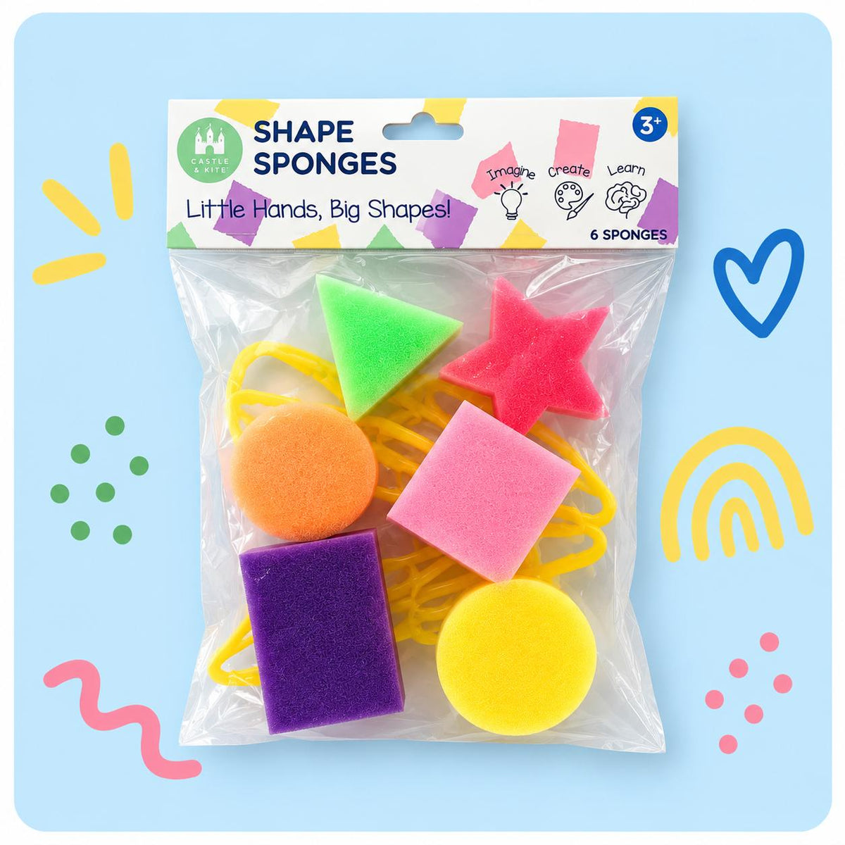 Castle &amp; Kite Shape Sponges