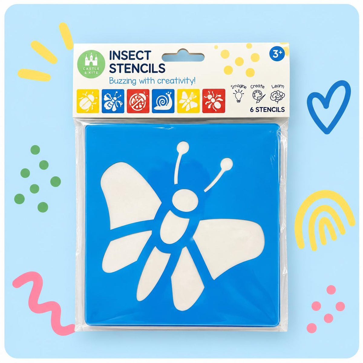 Castle &amp; Kite Insect Stencils