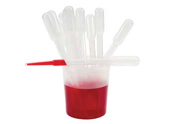 3mL Pipettes for Water and Paint