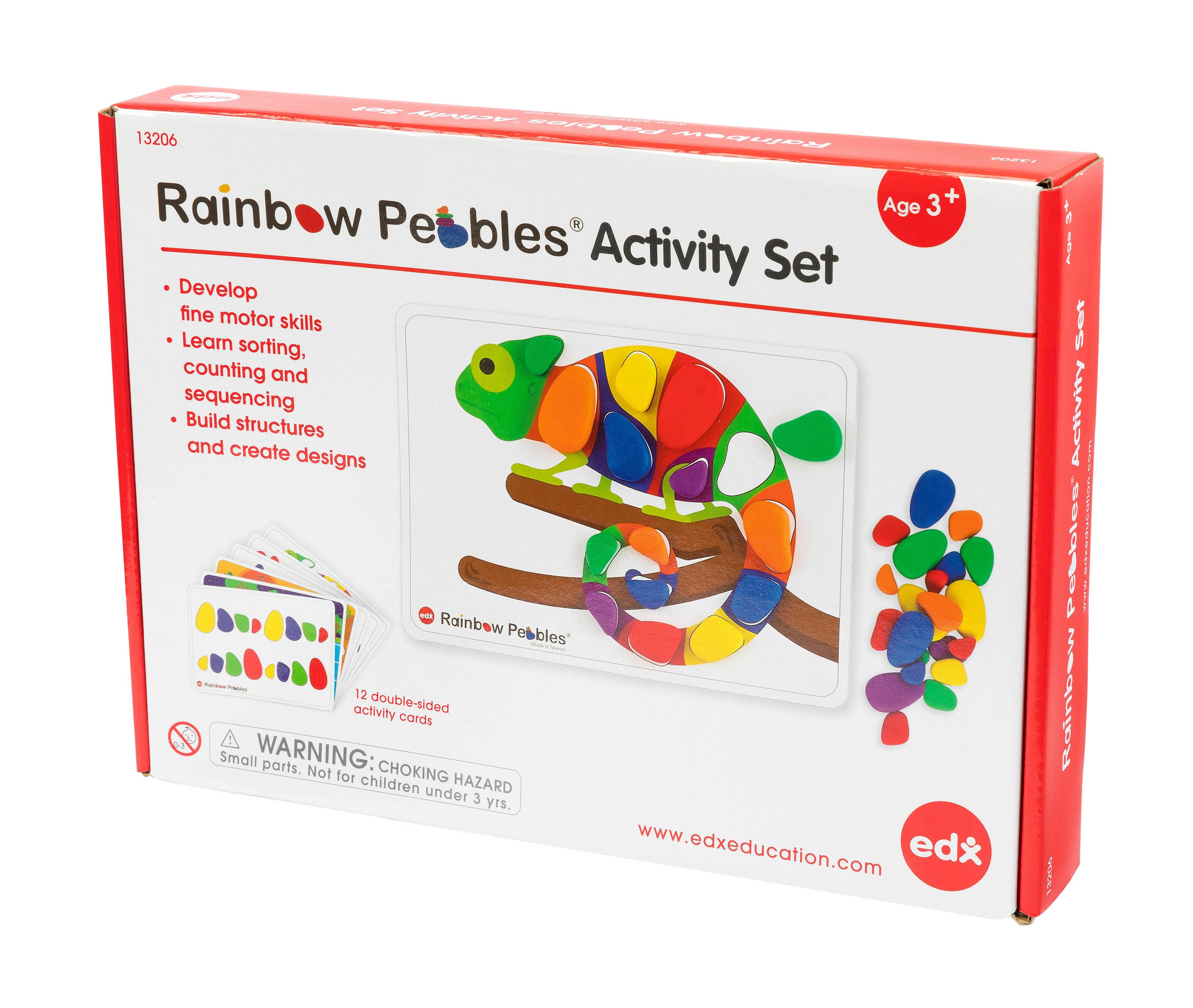 edx Education Rainbow Pebbles Activity Set