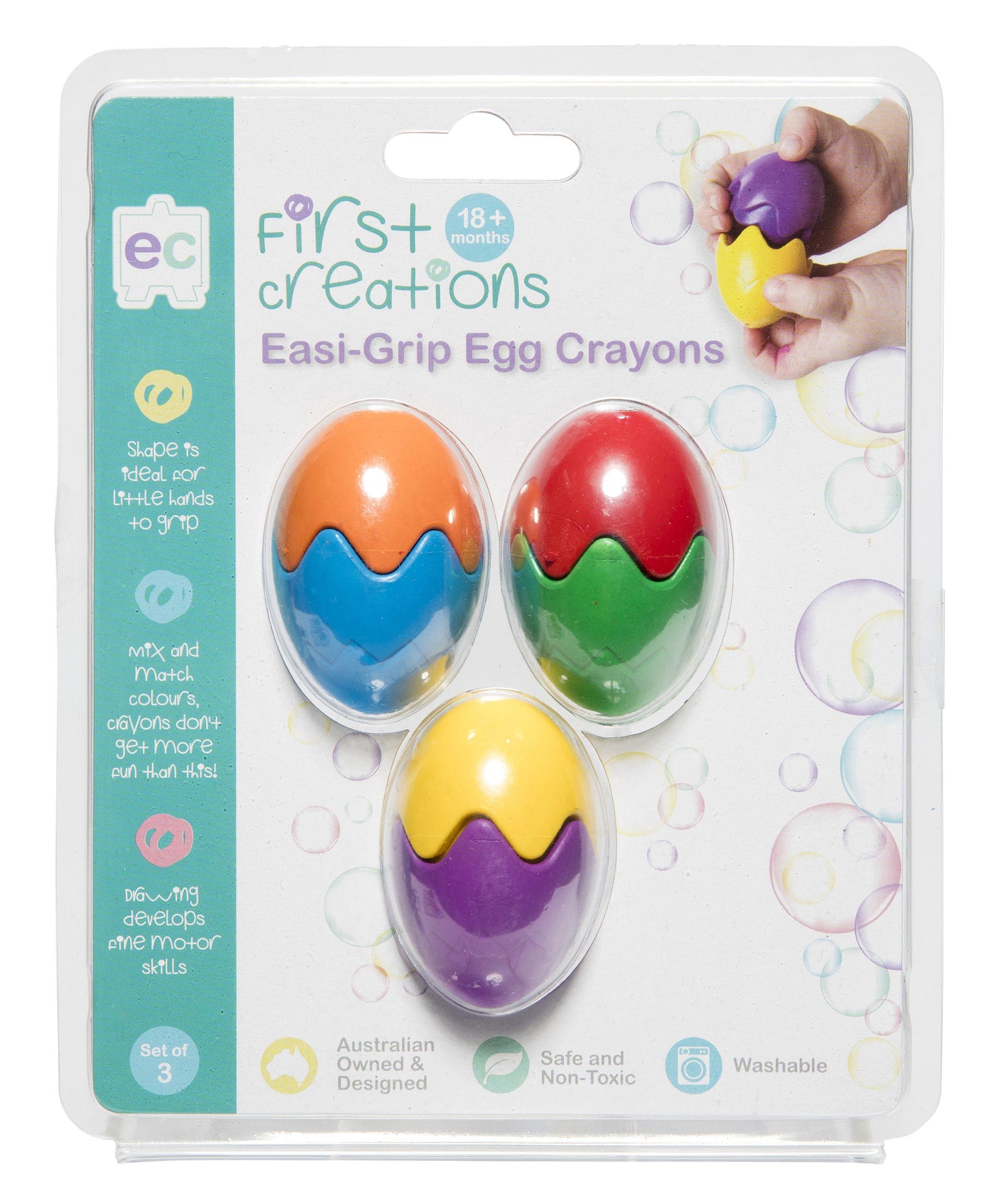 Easi-Grip Egg Crayons