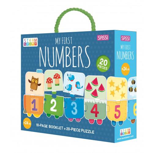 Sassi My First Numbers Puzzle & Book Set