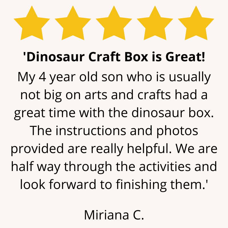 Dinosaur Craft Box