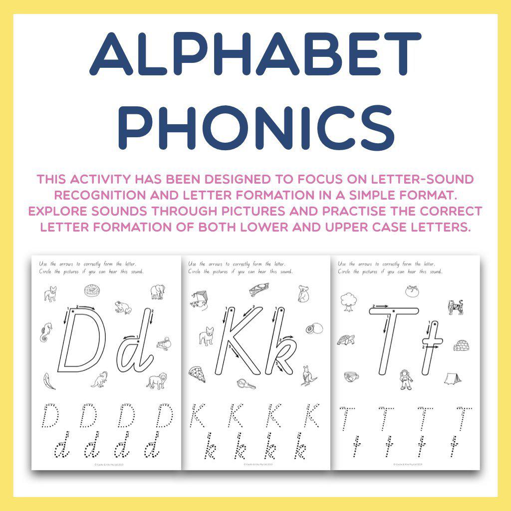 Alphabet Phonics - Letter Sounds and Formation