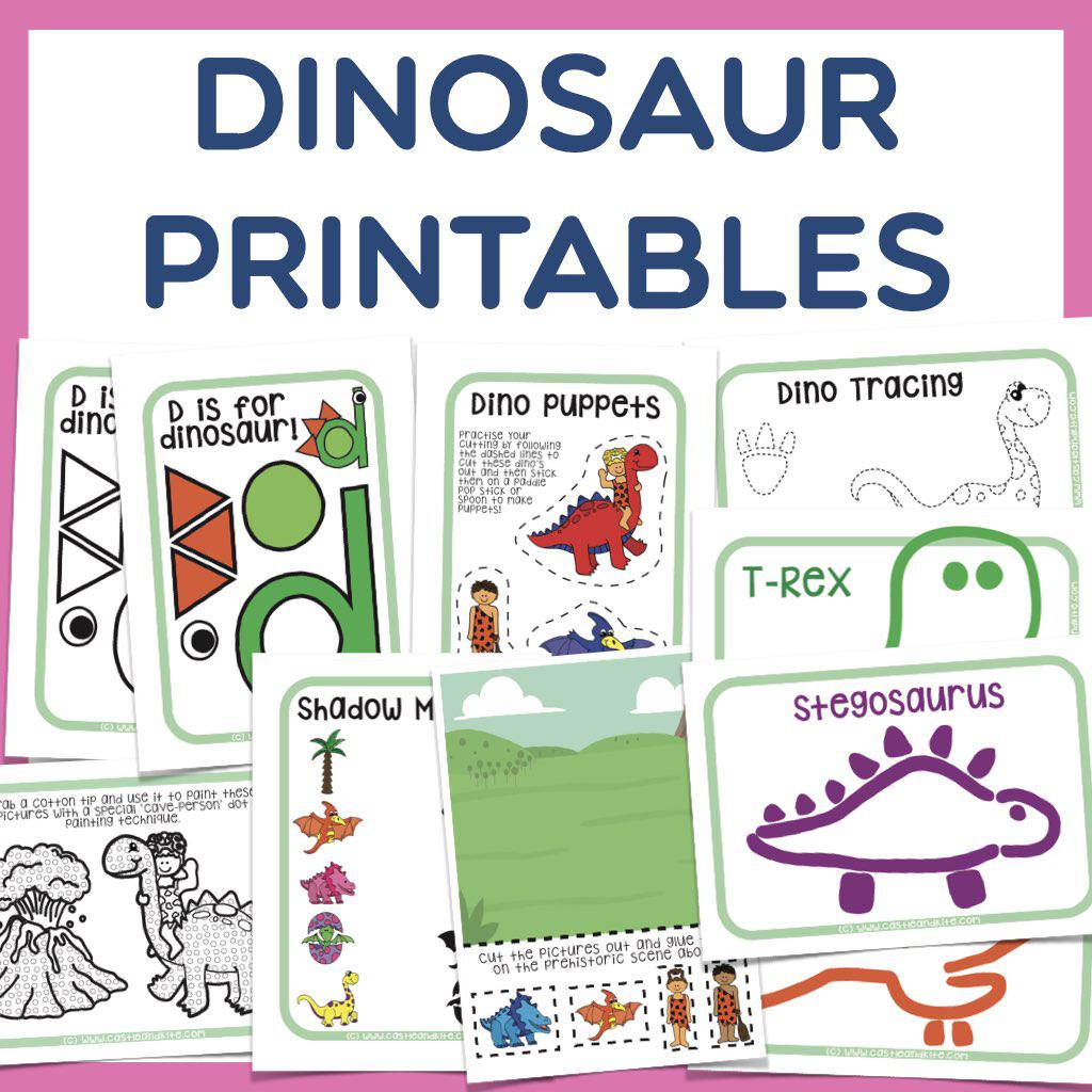 Dinosaur Printables Pack