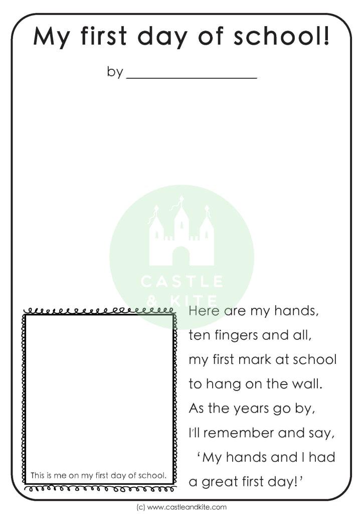First Day Poem Teaching Resource