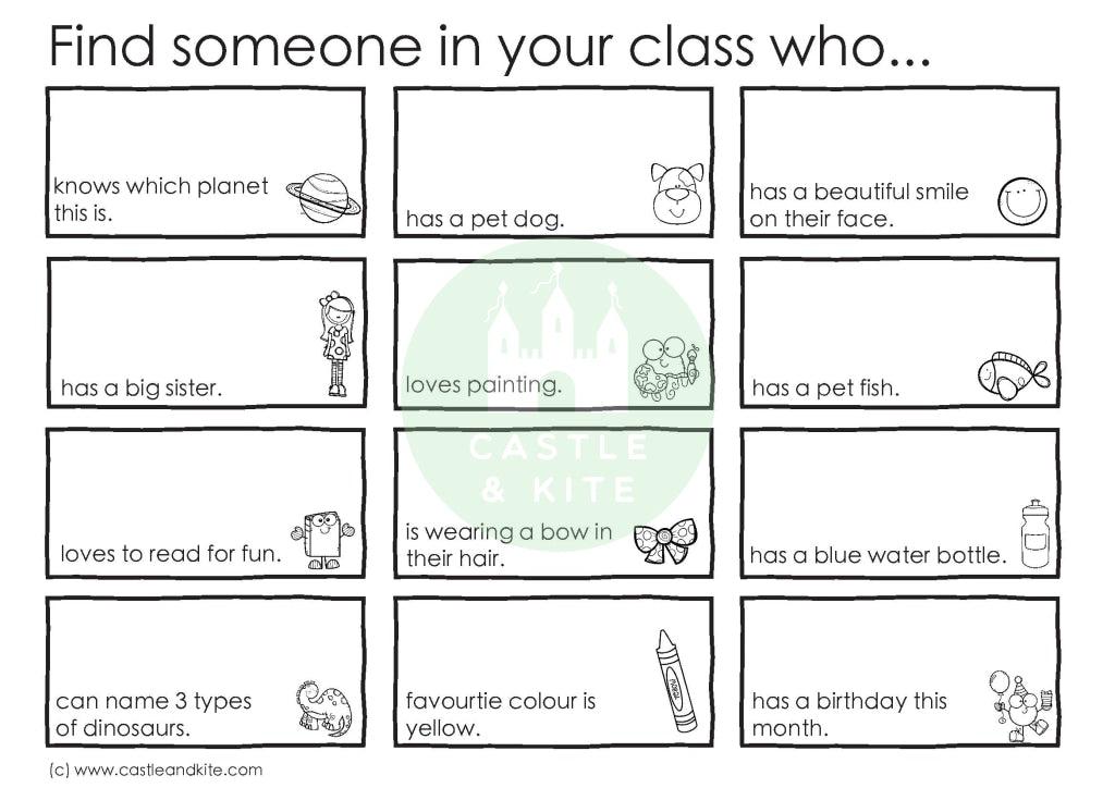 Get To Know Your Classmates Teaching Resource