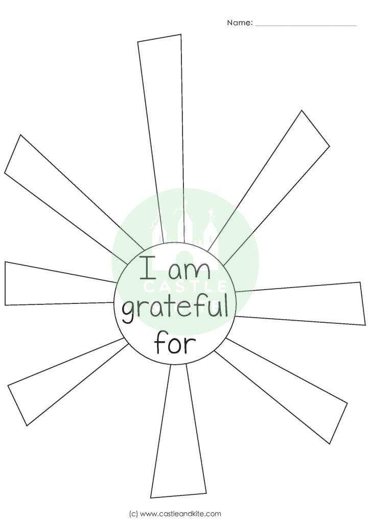 Gratitude Sun Teaching Resource