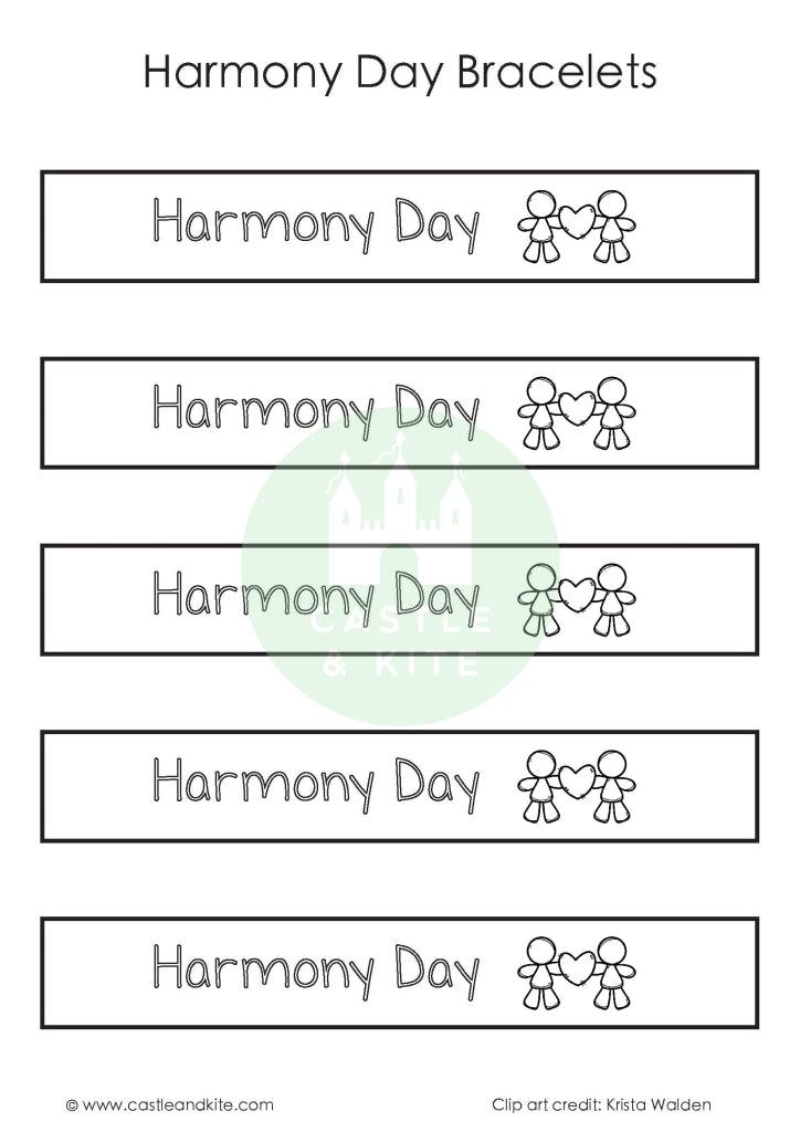 Harmony Day Bracelet Teaching Resource