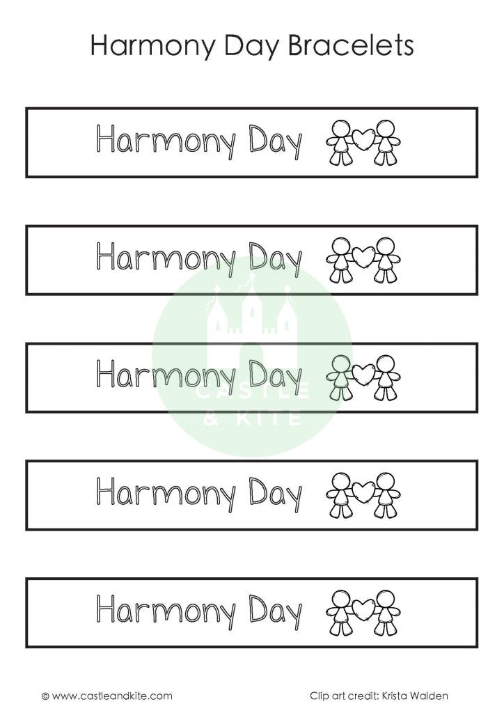 Harmony Day Bracelet Teaching Resource