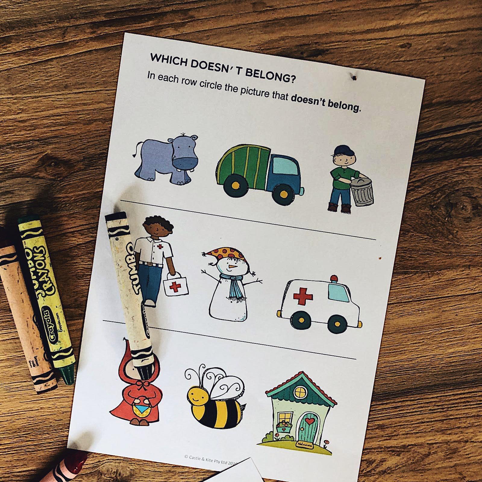 Preschool Basics Printables