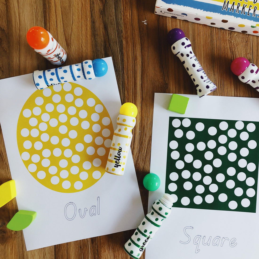 Shapes - Dot Marker Printables