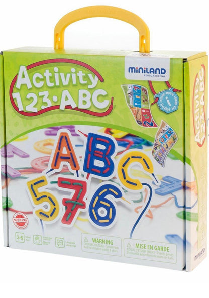 Miniland Lacing Set 123 • ABC