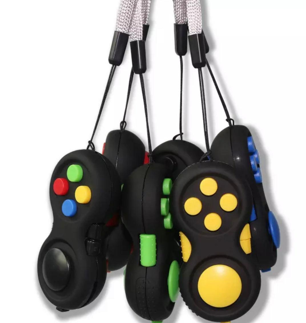 Game control fidget keyring