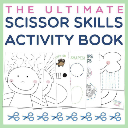 Scissor Skills Activity Workbook