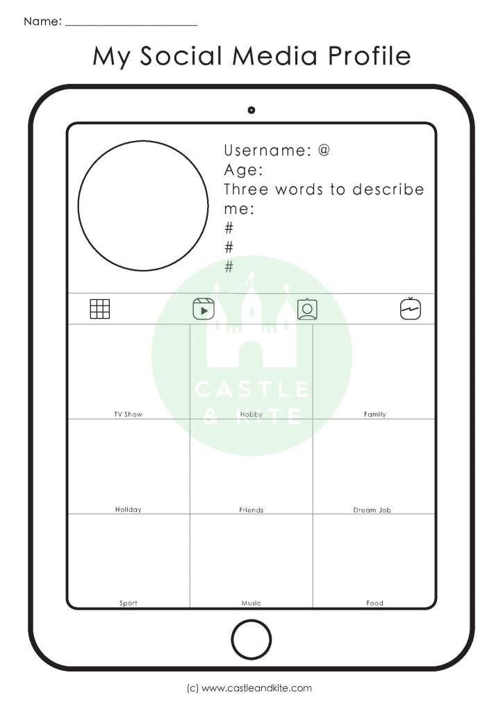 Social Media Profile Teaching Resource