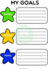 Star Goal Setting Template Teaching Resource