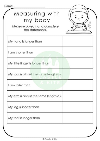 Weight And Measurement (7 Pages) Teaching Resource